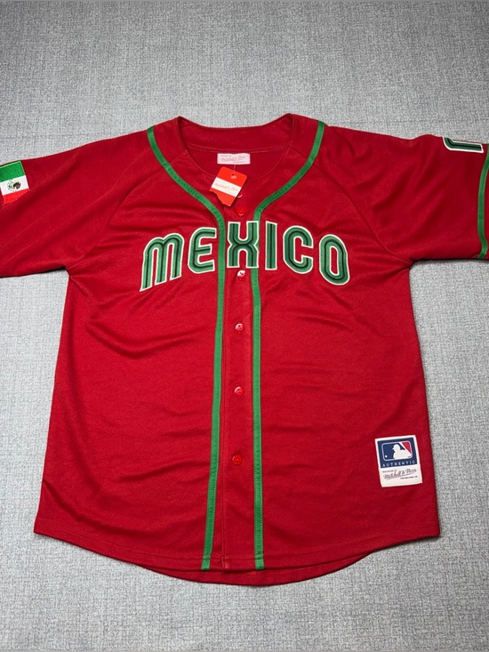 Mitchell & Ness Other - NWT Mitchell & Ness Mexico National Team Baseball Jersey Red Large